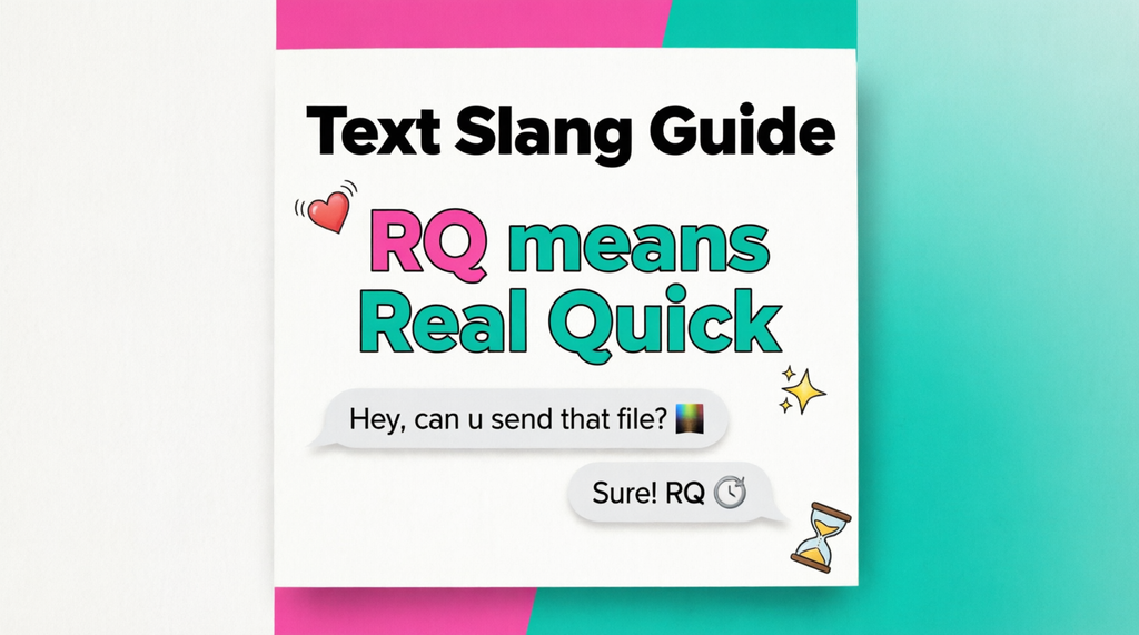 What Does RQ Mean in Texting?