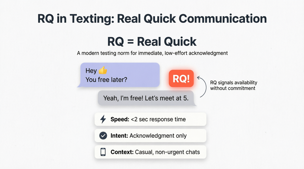 Why Do People Say “RQ” Instead of “Real Quick”?