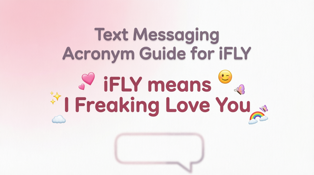 What Does IFLY Mean in Text?