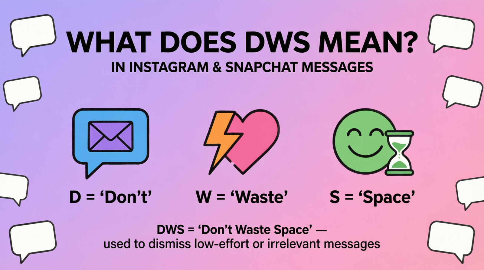 What Does DWS Mean in Text Slang Meaning & Examples