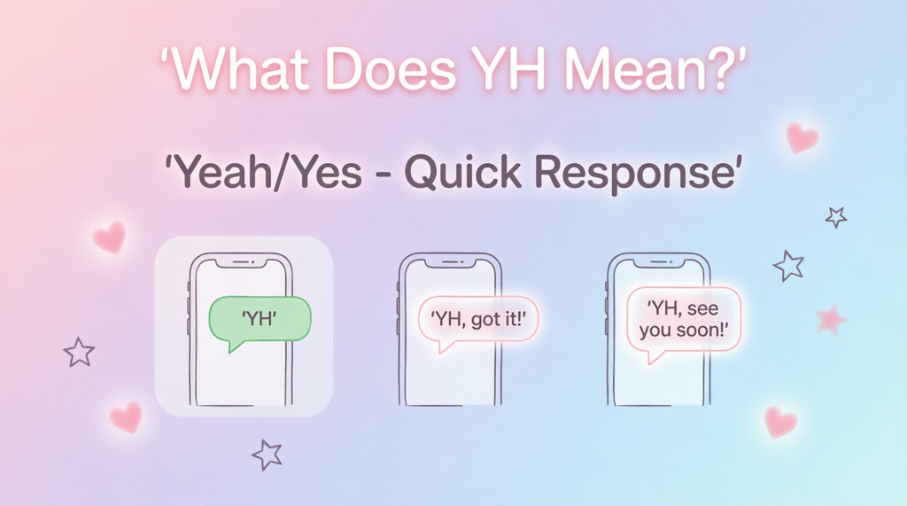 What Does YH Mean in Texting?